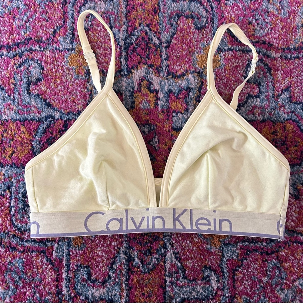 Calvin Klein Bright Yellow Bralette